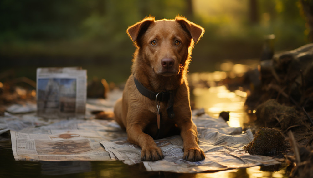 How to design a flyer to find a lost or stolen dog